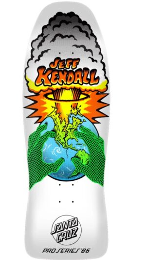 Santa Cruz Kendall End Of World White 10 Skateboard Deck