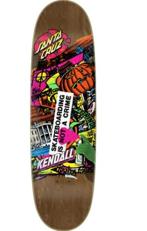 Santa Cruz Kendall Street Art Collage Egg Vx 9 Skateboard Deck