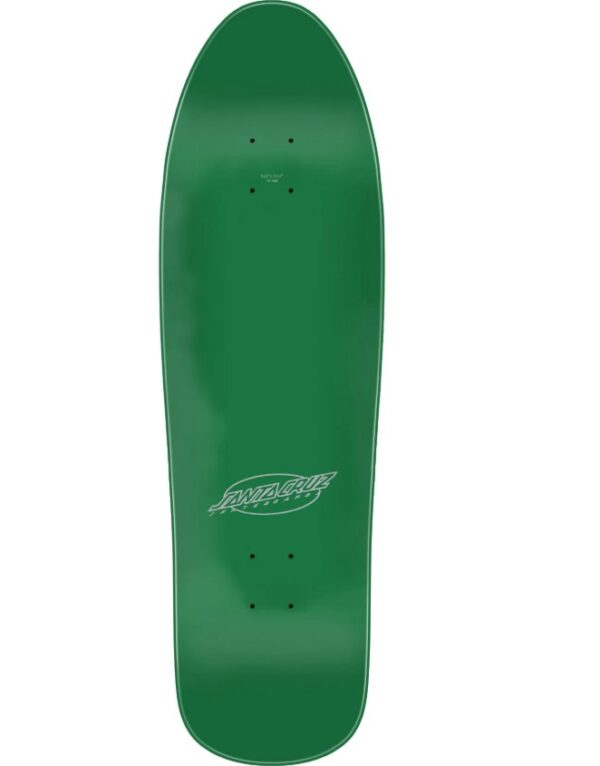 Santa Cruz Meek Green Pinstripe Slasher 9.23 Skateboard Deck