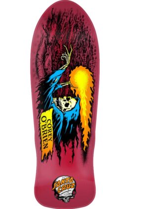 Santa Cruz O'brien Reaper Red 9.85 Skateboard Deck