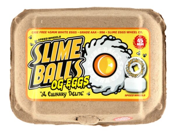 Slime Balls OG Eggs Half Dozen Chubbies 45mm X 99a Skateboard Wheels