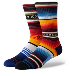 Stance Curren St Red Crew Socks