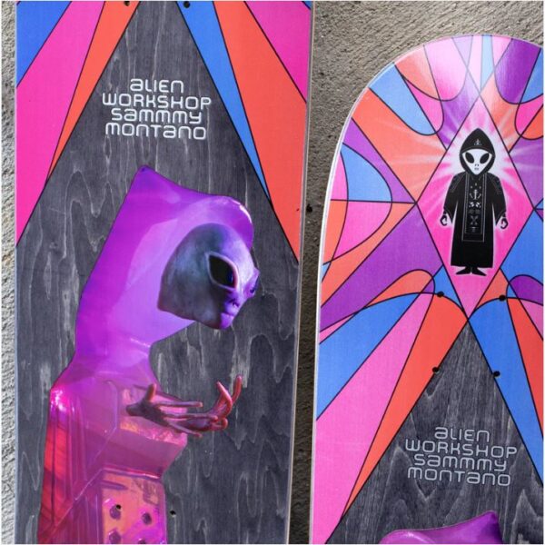 Alien Workshop Sammy Montano Crystal Priest 8.125 Skateboard Deck
