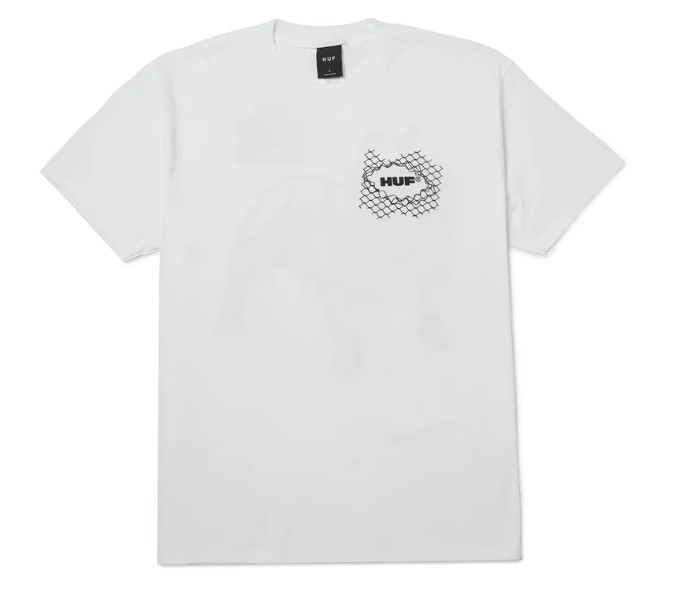 HUF 4 The Dawgs White Tee