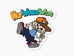 HUF Chop Kick Block Sticker