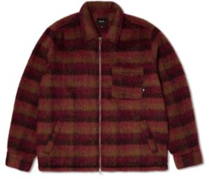 HUF Megablast Berry Plaid Jacket