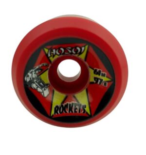Hosoi Rockets Red 61mm X 97a Skateboard Wheels