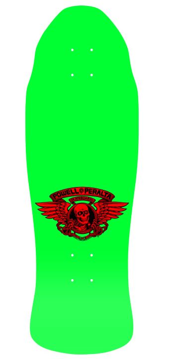 Powell Peralta Caballero Street Green/White 9.625 Skateboard Deck