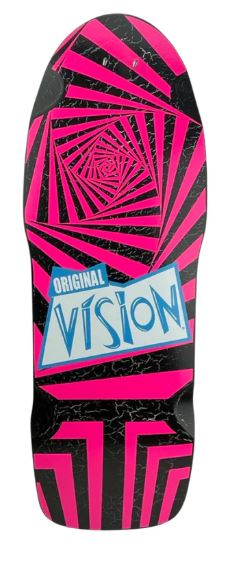 Vision OG Crackle Limited Edition Black White 10.25 Reissue Skateboard Deck