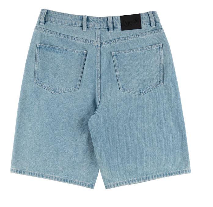 Welcome Linger Washed Baggy Denim Shorts