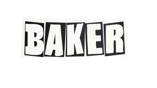 Baker Brand Logo Stickers - Small