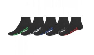 Globe Stealth Black Ankle Socks - 5 Pack
