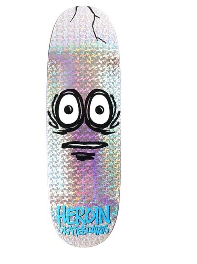 Heroin Very Big Holo 10.0 Skateboard Deck