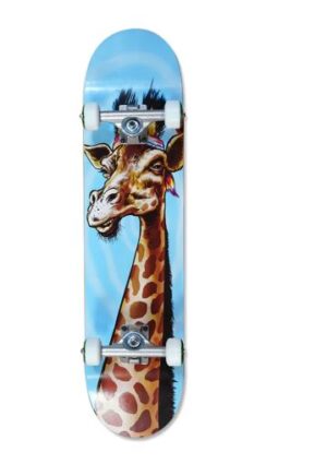 Holiday Giraffe 7.75 Skateboard Complete