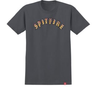 Spitfire Old E Charcoal Tee