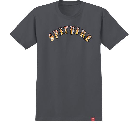 Spitfire Old E Charcoal Tee