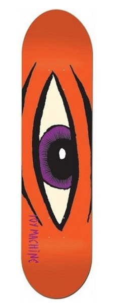 Toy Machine Mad Eye Orange 8.0 Skateboard Deck