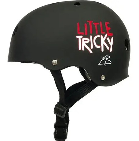 Triple 8 Little Tricky Matt Black Youth Helmet