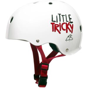 Triple 8 Little Tricky White Gloss Youth Helmet