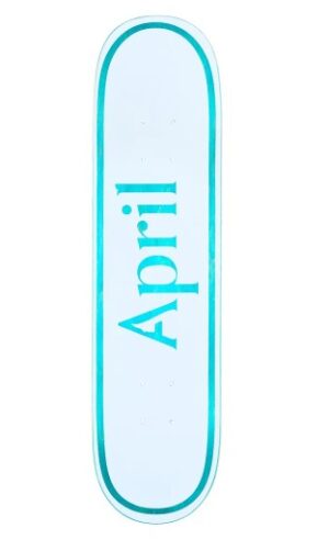 April Blue OG Logo Mini 7.25 Skateboard Complete