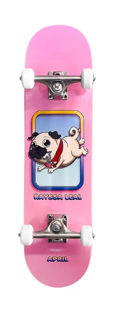 April Rayssa Leal Slinky Mini 7.5 Skateboard Complete