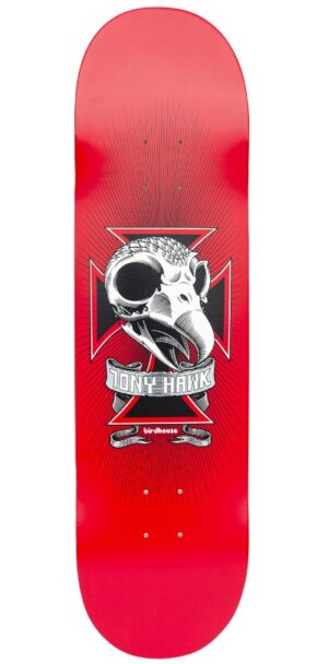 Birdhouse Tony Hawk Red Skull 8.5 Skateboard Deck