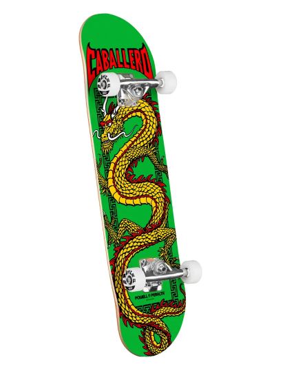 Powell Peralta Cab Chinese Dragon Green 7.5 Skateboard Complete