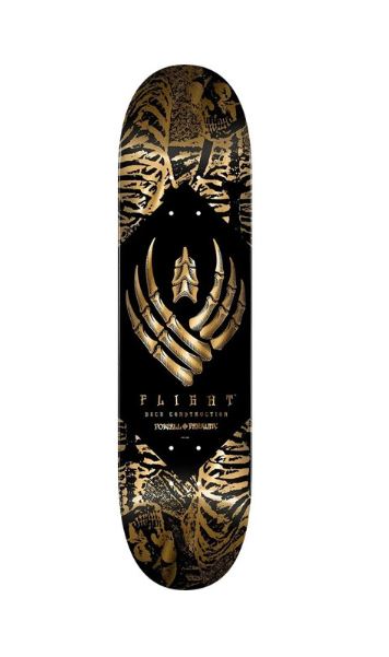 Powell Peralta Flight Skeleton Foil Gold 8.63 Shape 244w Deck