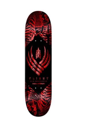 Powell Peralta Flight Skeleton Foil Red 8.38 Shape 243w Skateboard Deck