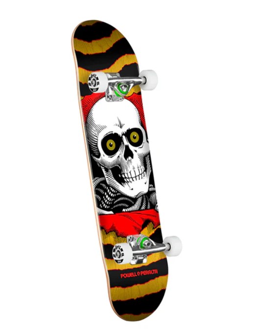 Powell Peralta Ripper Yellow/Red 7.75 Skateboard Complete