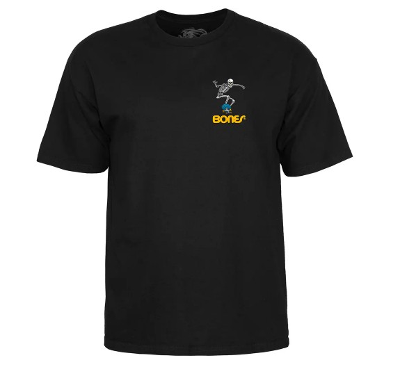 Powell Peralta Skateboard Skeleton 2 Black Tee