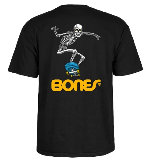 Powell Peralta Skateboard Skeleton 2 Black Tee