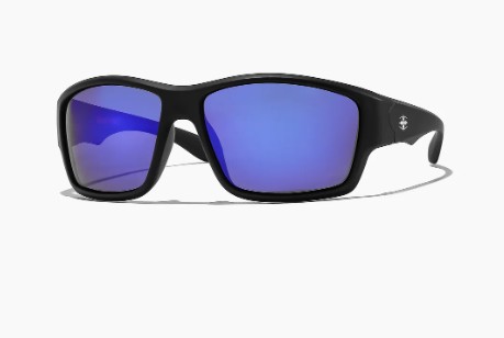 Ritual Vision The Decline Matte Black/Blue Reflective Polarised Sunglasses