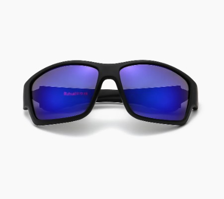 Ritual Vision The Decline Matte Black/Blue Reflective Polarised Sunglasses