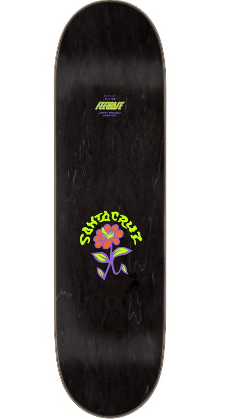 Santa Cruz Delfino Ego Feelbase 8.25 Skateboard Deck