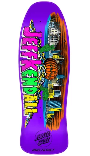 Santa Cruz Jeff Kendall Pumpkin Purple 10.0 Reissue Skateboard Deck