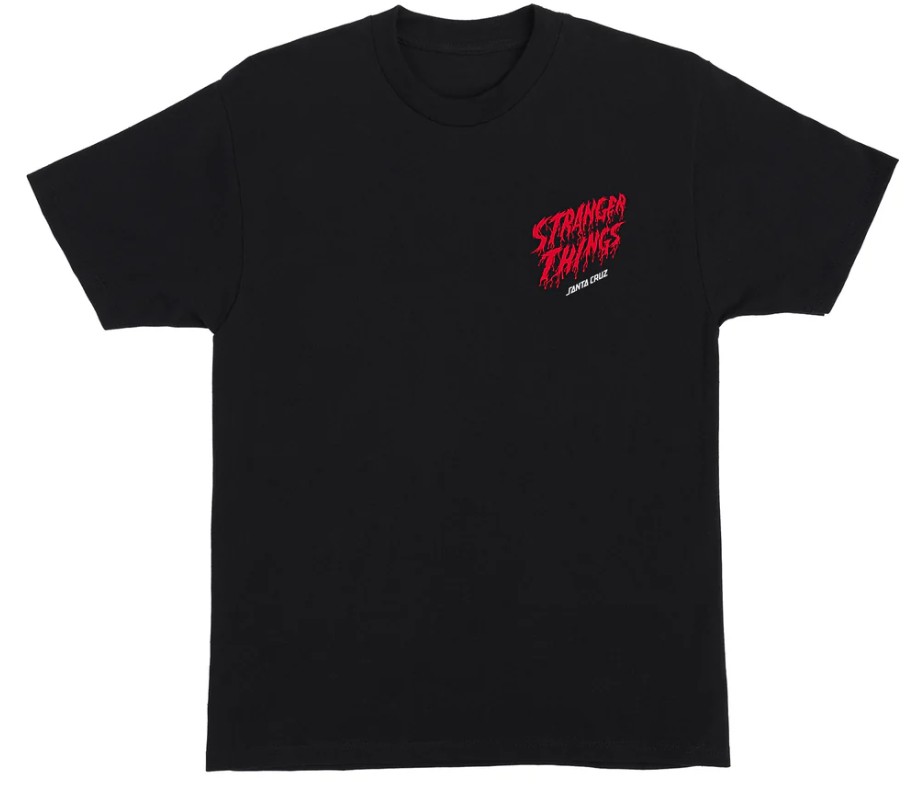 Santa Cruz X Stranger Things Eddie Slasher Black Tee