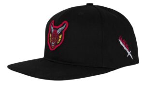 Santa Cruz X Stranger Things Hellfire Black Snapback Hat