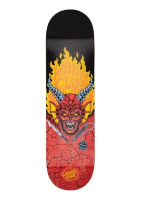Santa Cruz x Stranger Things Hellfire Club 8.25 Skateboard Deck