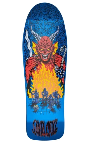 Santa Cruz X Stranger Things Knox Hellfire Pit 10.07 Skateboard Deck