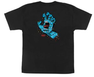 Santa Cruz X Stranger Things Screaming Lights Black Youth Tee