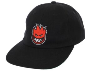 Spitfire Lil Bighead Fill Black/Black/Red Strapback Hat