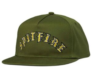 Spitfire Old E Arch Olive/Gold Snapback Hat