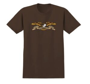 Anti Hero Eagle Ringspun Brown Tee