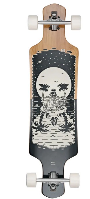 Globe Geminon Reflection 38.0 Longboard Skateboard Complete