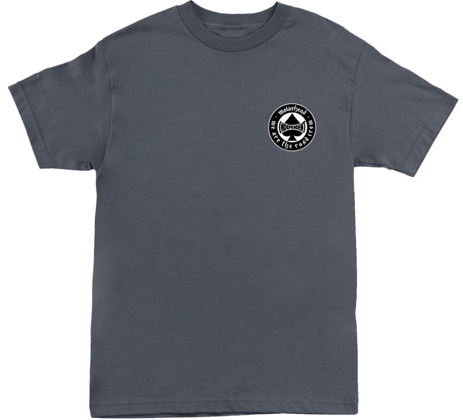 Independent X Motorhead Spade Charcoal Tee