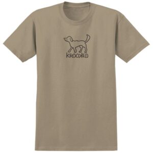 Krooked El Perro Sand/Black Tee