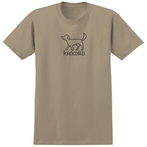 Krooked El Perro Sand/Black Tee