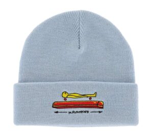 Krooked Koffin Light Blue Beanie