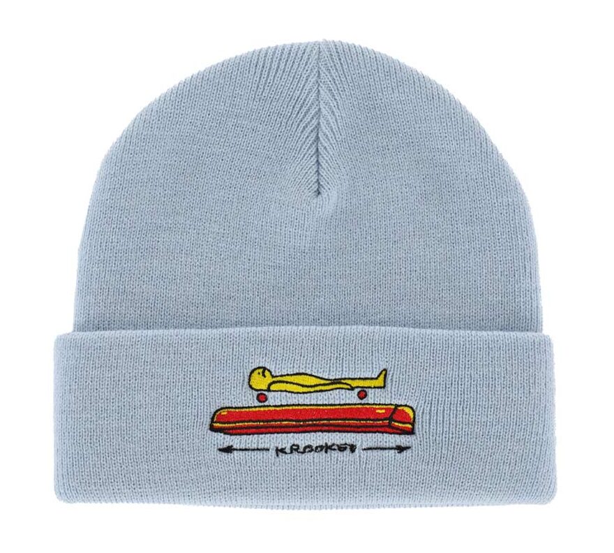 Krooked Koffin Light Blue Beanie